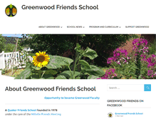 Tablet Screenshot of greenwood-friends.org